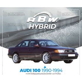RBW Audi 100 Sedan Ön 1990-1994 Hibrit Silecek Takımı