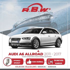 RBW Audi A6 Allroad Muz 2011-2017 Silecek Takımı
