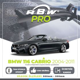 RBW Bmw 116 Cabrıo E88 Muz 2008-2014 Pro Silecek Takımı