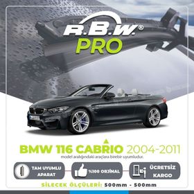 RBW Bmw 116 Cabrıo E88 Muz 2008-2014 Pro Silecek Takımı