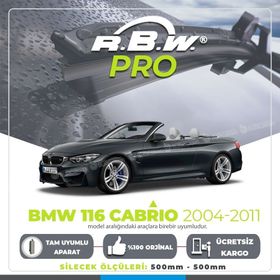 RBW Bmw 116 Cabrıo E88 Muz 2008-2014 Pro Silecek Takımı