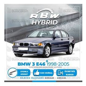 RBW Bmw 3 E46 Ön 1998-2005 Hibrit Silecek Takımı