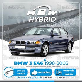 RBW Bmw 3 E46 Ön 1998-2005 Hibrit Silecek Takımı