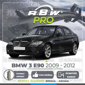 RBW Bmw 3 E90 Muz 2009-2013 Pro Silecek Takımı