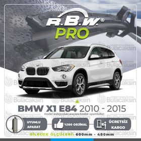 RBW Bmw X1 E84 Muz 2010-2015 Pro Silecek Takımı
