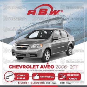 RBW Chevrolet Aveo Sedan 2006-2011 Ön Muz Silecek Takımı