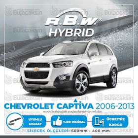 RBW Chevrolet Captiva 2006-2013 Ön Muz Hybrid Silecek Takımı