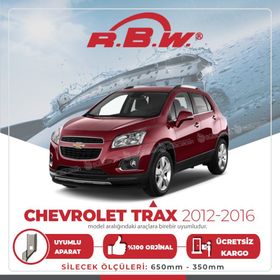 RBW Chevrolet Trax 2012-2016 Ön Muz Silecek Takımı