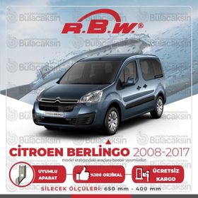RBW Citroen Berlingo 2008-2017 Ön Muz Silecek Takımı