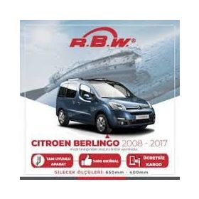RBW Citroen Berlingo 2008-2017 Ön Muz Silecek Takımı