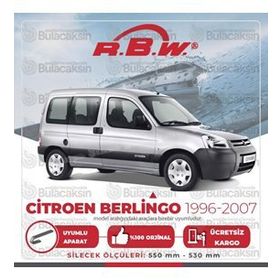 RBW Citroen Berlingo Muz 1996-2007 Silecek Takımı