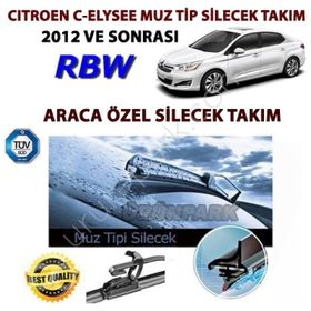 RBW Citröen C-elysee 2012-2018 Silecek Takımı