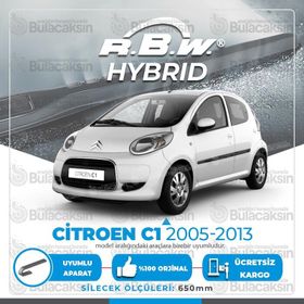 RBW Citroen C1 2005-2013 Ön Hybrid Silecek Takımı