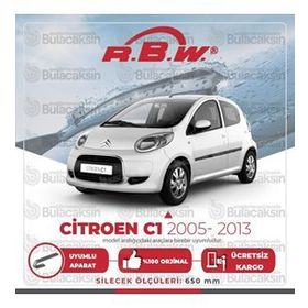 RBW Citroen C1 Muz 2005-2013 Silecek Takımı