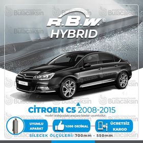 RBW Citroen C5 2008-2015 Ön Hybrid Silecek Takımı