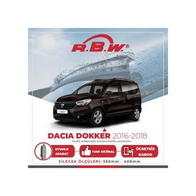 RBW Dacia Dokker 2016-2018 Muz Silecek Takımı