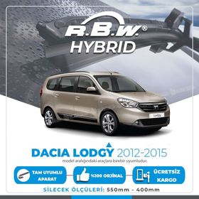 RBW Dacia Lodgy 2012-2015 Ön Hybrid Silecek Takımı