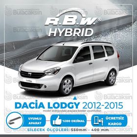 RBW Dacia Lodgy 2012-2015 Ön Hybrid Silecek Takımı