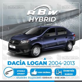 RBW Dacia Logan 2004-2013 Ön Hybrid Silecek Takımı