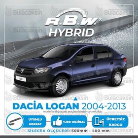 RBW Dacia Logan 2004-2013 Ön Hybrid Silecek Takımı
