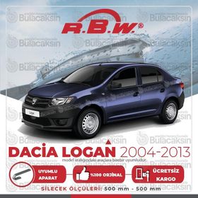 RBW Dacia Logan 2004-2013 Ön Muz Silecek Takımı