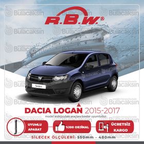 RBW Dacia Logan 2015-2017 Ön Muz Silecek Takımı
