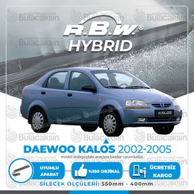 RBW Daewoo Kalos 2002-2005 Ön Hybrid Silecek Takımı