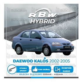 RBW Daewoo Kalos Ön 2002-2005 Hibrit Silecek Takımı