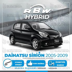 RBW Daihatsu Sirion 2005-2009 Ön Hybrid Silecek Takımı