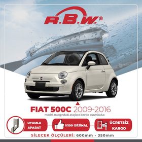 RBW Fiat 500C 2009-2016 Muz Silecek Takımı