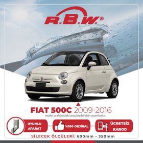 RBW Fiat 500C 2009-2016 Muz Silecek Takımı