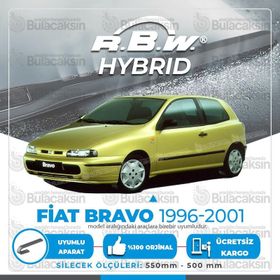RBW Fiat Bravo 1996-2001 Ön Hybrid Silecek Takımı