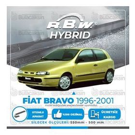 RBW Fiat Bravo 1996-2001 Ön Hybrid Silecek Takımı