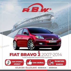 RBW Fiat Bravo 2 Kasa 2007-2014 Ön Muz Silecek Takımı