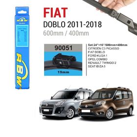 RBW Fiat Doblo 2011-2021 Muz Silecek Takımı