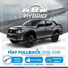 RBW Fiat Fullback Ön 2016-2018 Hibrit Silecek Takımı