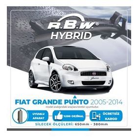 RBW Fiat Grande Punto Ön 2004-2014 Hibrit Silecek Takımı