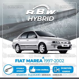 RBW Fiat Marea 1997-2002 Ön Hybrid Silecek Takımı