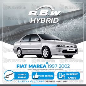 RBW Fiat Marea 1997-2002 Ön Hybrid Silecek Takımı