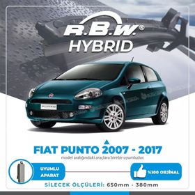 RBW Fiat Punto 2007-2017 Ön Hybrid Silecek Takımı