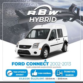 RBW Ford Connect 2002-2013 Ön Hybrid Silecek Takımı