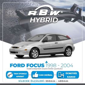 RBW Ford Focus 1998-2004 Ön Hybrid Silecek Takımı
