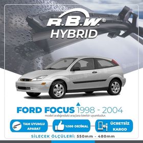 RBW Ford Focus 1998-2004 Ön Hybrid Silecek Takımı
