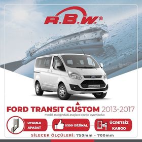 RBW Ford Transit Custom Muz 2013-2017 Silecek Takımı
