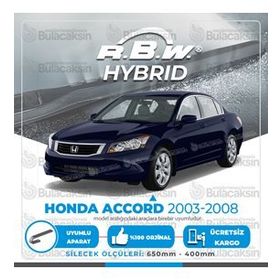 RBW Honda Accord 2003-2008 Ön Hybrid Silecek Takımı