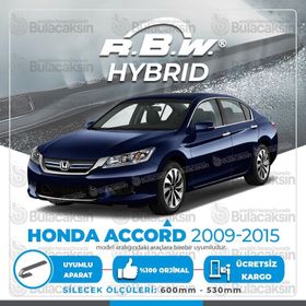 RBW Honda Accord 2009-2015 Ön Hybrid Silecek Takımı