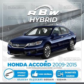 RBW Honda Accord Ön 2009-2015 Hibrit Silecek Takımı