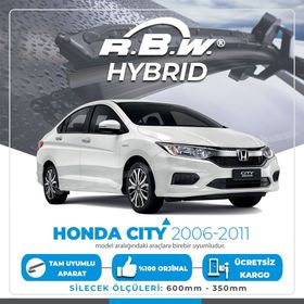 RBW Honda City 2006-2011 Ön Hybrid Silecek Takımı