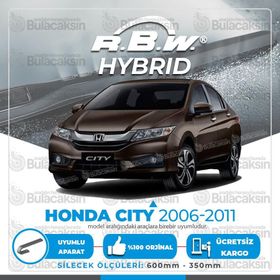 RBW Honda City 2006-2011 Ön Hybrid Silecek Takımı