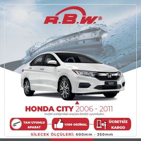 RBW Honda City 2006-2011 Ön Muz Silecek Takımı